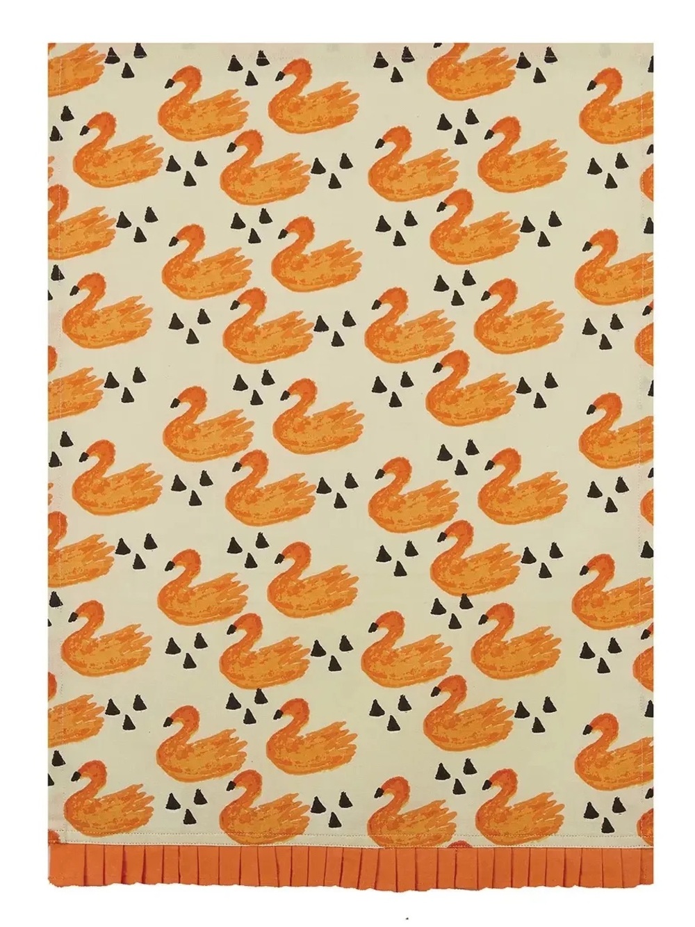 Orange Swan Kitchen Tea Towel NEW